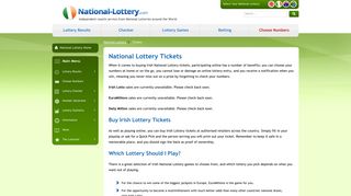 Irish Lottery Tickets | Buy Lotto Tickets Online - Irish National Lottery