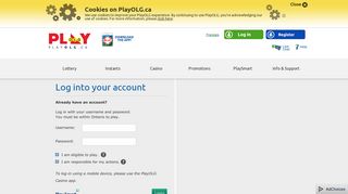 PlayOLG Online Casino and Lottery | Login and Register