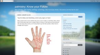 palmistry: Know your Future: Tips for lottery and Gambling: some lucky ...