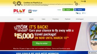 PlayOLG Online Casino and Lottery | Home