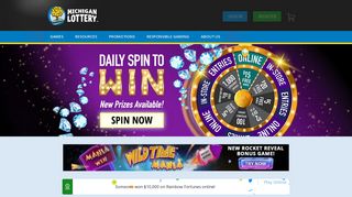 Official Michigan Lottery Homepage