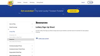 Resources | Group Play | Games | Illinois Lottery