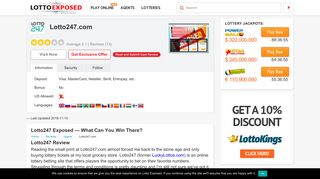 Is Lotto247 a Scam or Legit? Read 13 Reviews! - Lotto Exposed