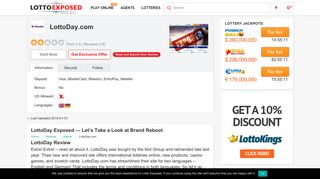 Is LottoDay a Scam or Legit? Read 13 Reviews! - Lotto Exposed