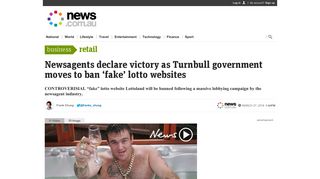 Lottoland banned in Australia: 'Fake' lotto sites face crackdown
