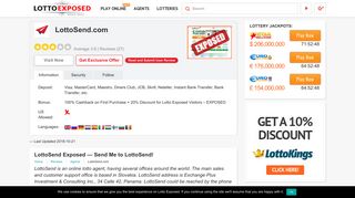 Is LottoSend a Scam or Legit? Read 27 Reviews! - Lotto Exposed