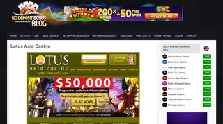Lotus Asia Casino - No deposit bonus Blog