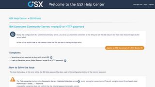 IBM Sametime Community Server: wrong ID or HTTP password – GSX ...