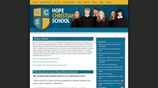 Online Christian school Alberta - complete diploma | Hope Christian ...