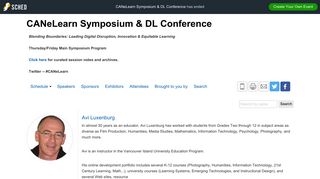 CANeLearn Symposium & DL Conference: Directory