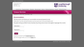 Login - Loughborough University
