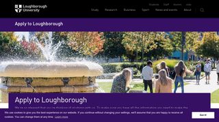 Apply to Loughborough - Loughborough University