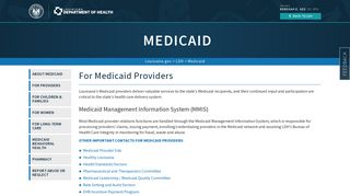 For Medicaid Providers | Department of Health | State of Louisiana