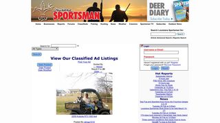 View Our Classified Ads - Louisiana Sportsman Classifieds