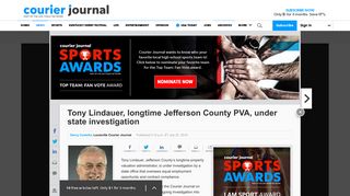 Kentucky investigating Jefferson County PVA Tony Lindauer