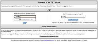 Gateway to the CA Lounge