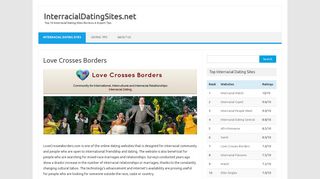 Love Crosses Borders Review – Interracial Dating Sites