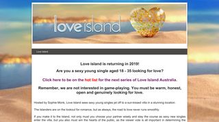 Love Island - MyCastingNet