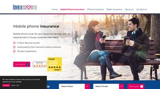 Mobile phone insurance from just £5.99 per month | loveit coverit