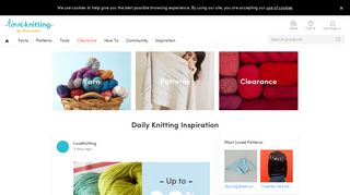 LoveKnitting | Knitting Wool, Yarn, Patterns, Needles, Books & Buttons ...