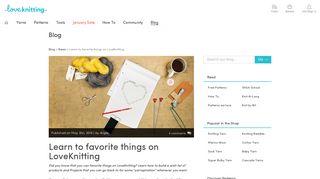 Learn to favorite things on LoveKnitting • LoveKnitting Blog