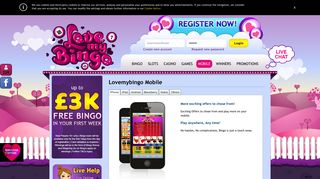Lovemybingo Mobile | Love My Bingo