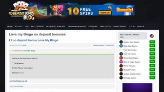 Love my Bingo no deposit bonus codes