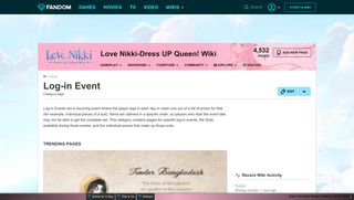 Category:Log-in Event | Love Nikki-Dress UP Queen! Wiki | FANDOM ...