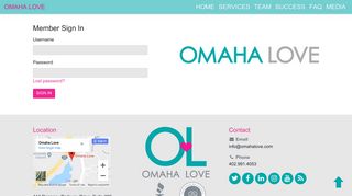 Member Sign In - Omaha Love