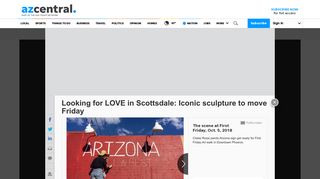 Looking for LOVE in Scottsdale: Iconic sculpture to move Friday