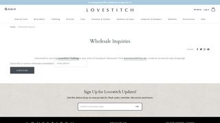Lovestitch Wholesale - Apply – LOVESTITCH