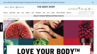 LOVE YOUR BODY™ CLUB | The Body Shop®