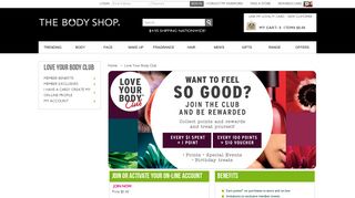 The Body Shop | Love Your Body Club