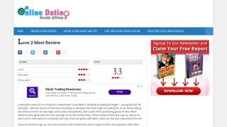 Love 2 Meet Review | Online Dating South Africa