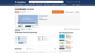 LoveAwake Reviews - 10 Reviews of Loveawake.com | Sitejabber