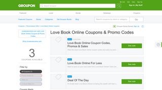 Love Book Online Coupons, Promo Codes & Deals 2019 - Groupon