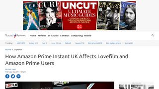 How Amazon Prime Instant UK Affects Lovefilm and Amazon Prime ...