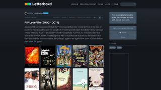 RIP LoveFilm (2002 - 2017), a list of films by Tom Morton • Letterboxd