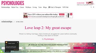 Love leap 2: My great escape | Psychologies