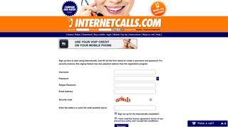 signup - Internetcalls