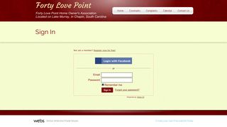 Login - Forty Love Point