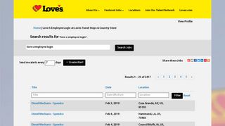 Love S Employee Login - Loves Travel Stops & Country Store Jobs