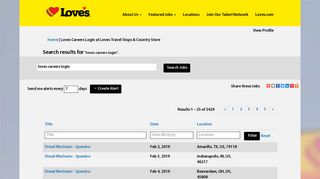 Loves Careers Login - Loves Travel Stops & Country Store Jobs