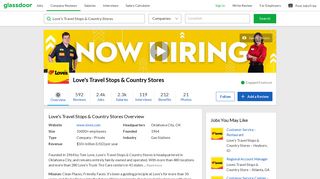 Working at Love's Travel Stops & Country Stores | Glassdoor