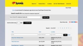 Loves Intranet For Employees Login Jobs - Loves Travel Stops ...