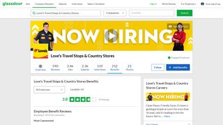 Love's Travel Stops & Country Stores Employee Benefits and Perks ...