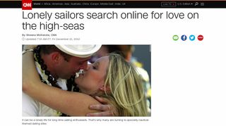 Lonely sailors search online for love on the high-seas - CNN - CNN.com