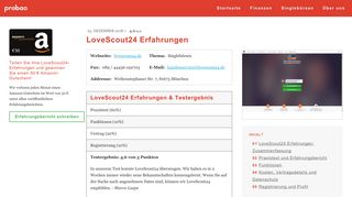 LoveScout24 Erfahrungen 2019: Schritt für Schritt zum Date - Probao.de
