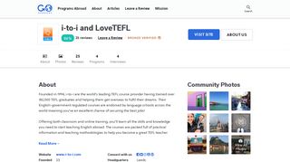 i-to-i and LoveTEFL | Reviews and Programs | Go Overseas