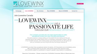 Join Lovewinx Canada | YOUR LOVE. YOUR LIFE. YOUR STYLE